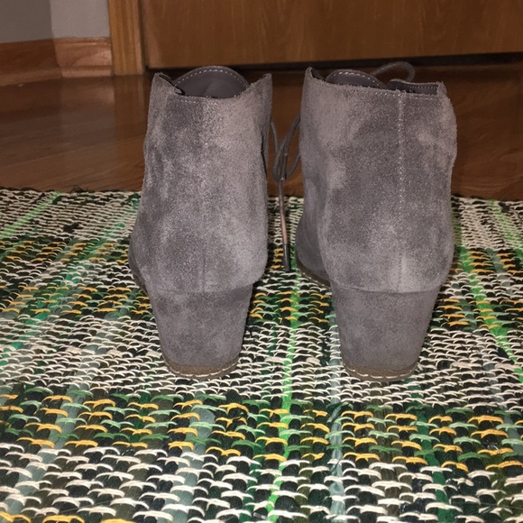 Franco Sarto Heeled Grey Booties - Picture 4 of 5